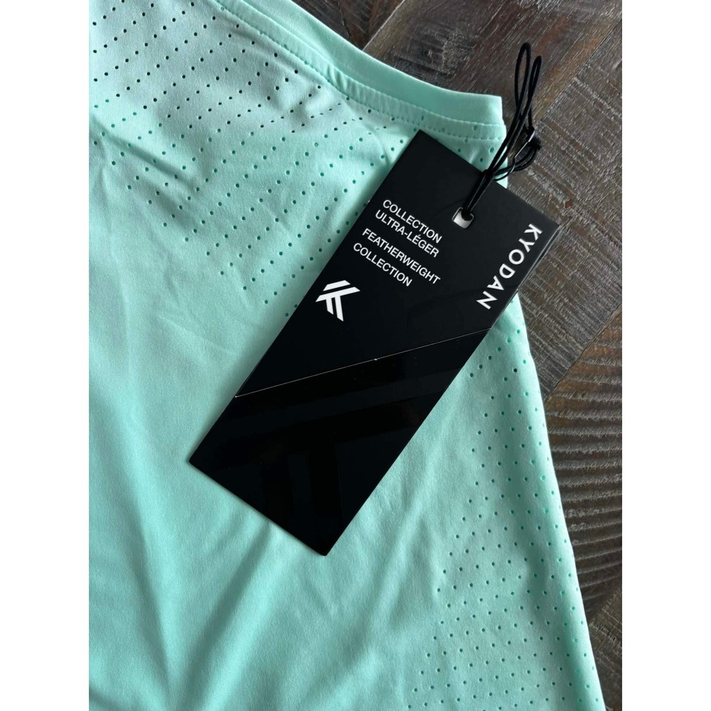 Kyodan Mint Green Tank Top Keyhole Back Size Medium SWT230-JMT NEW - Picture 3 of 5